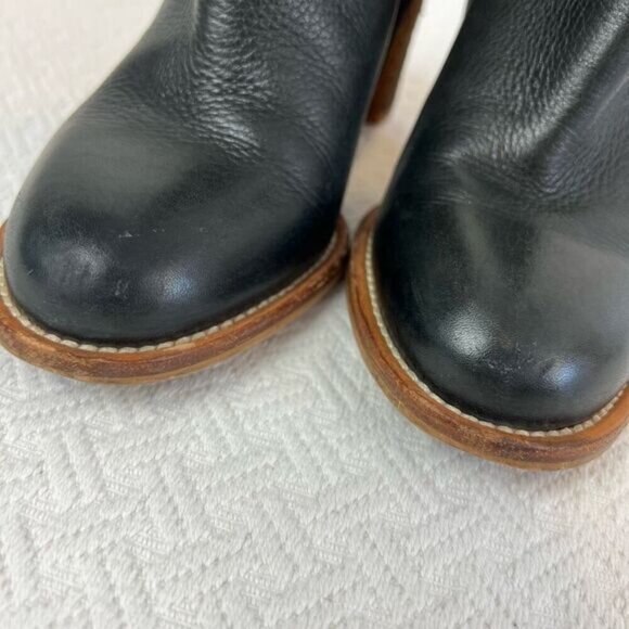 See by Chloé Edith Ankle Boot Women's 38.5 US 8.5 Black 100% Calf-Skin Leather - Picture 6 of 14